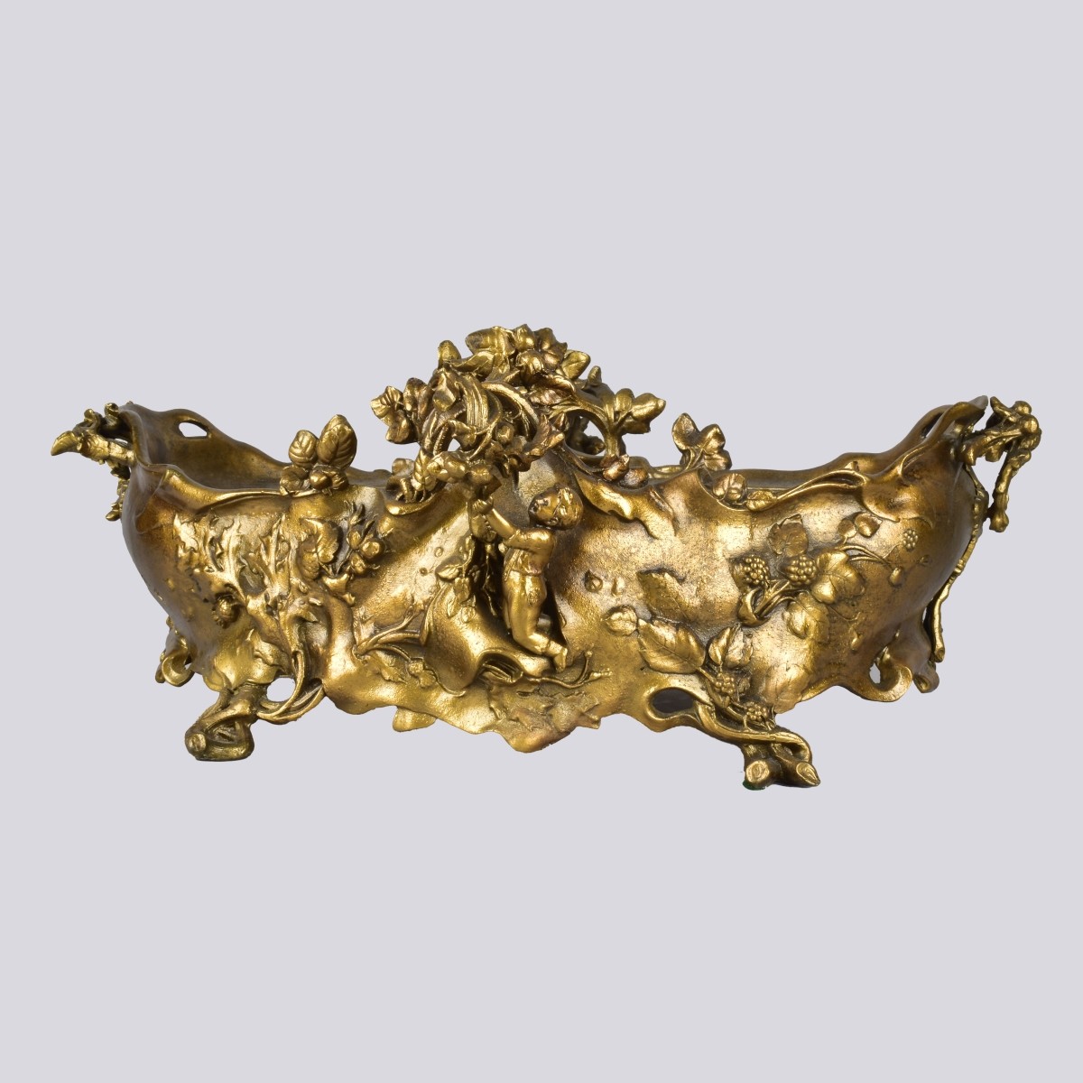 Antique French Gilt Metal Centerpiece