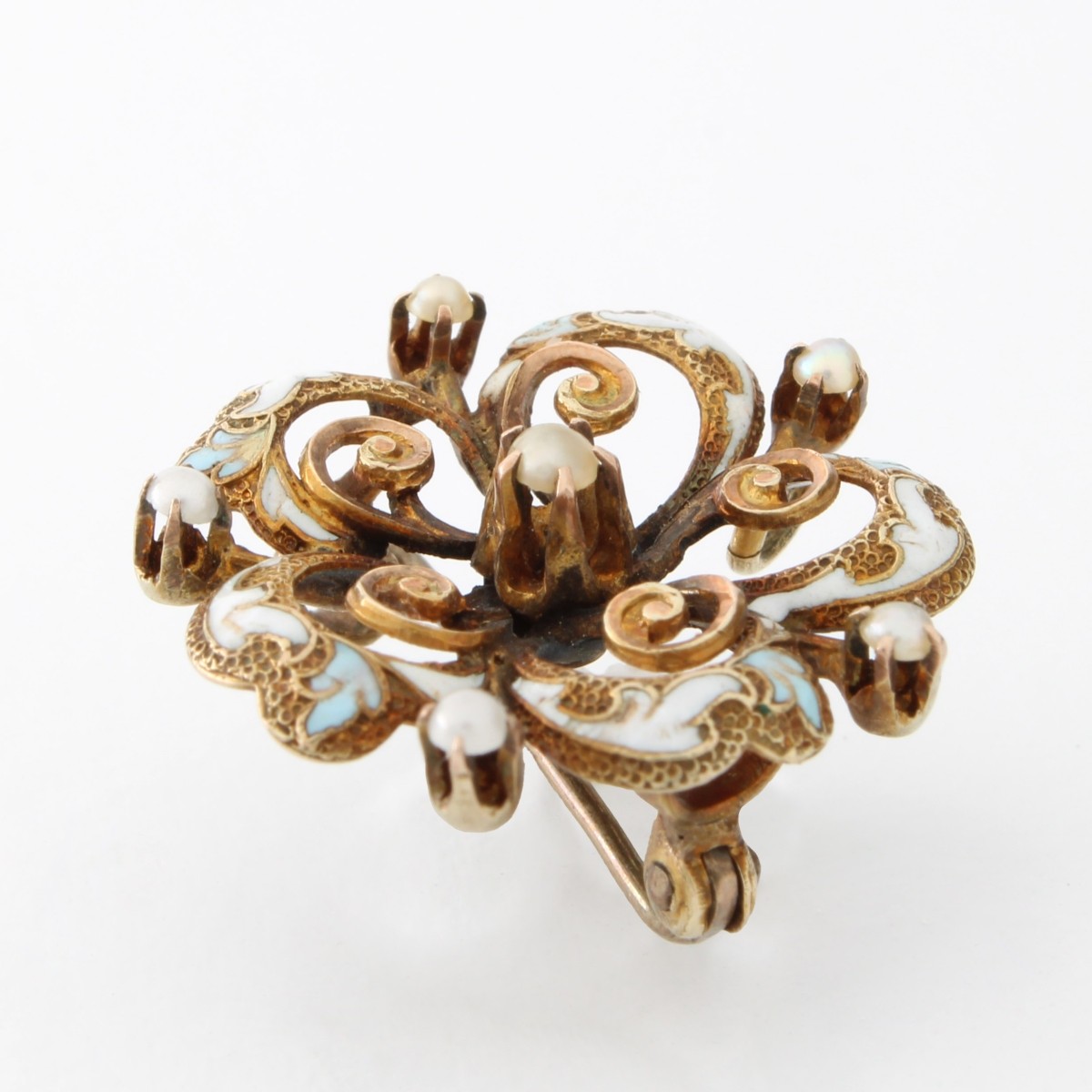 Art Nouveau 14K Pendant / Pin