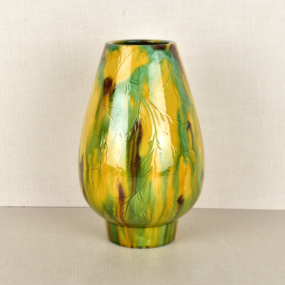 Japanese Glazed Ceramic Vase