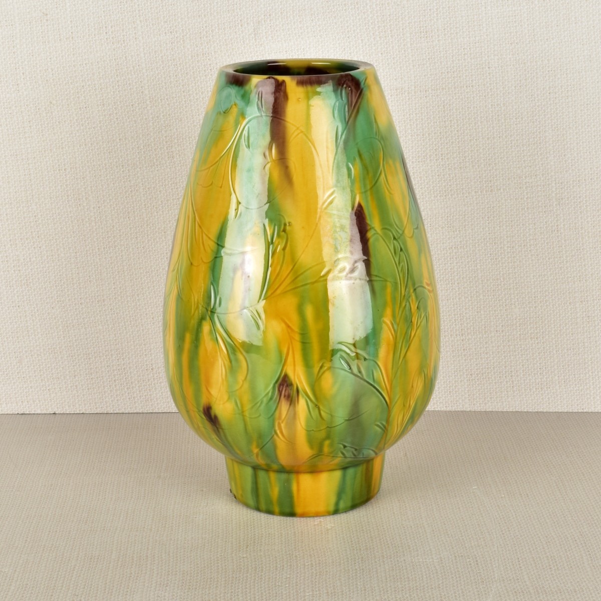 Japanese Glazed Ceramic Vase