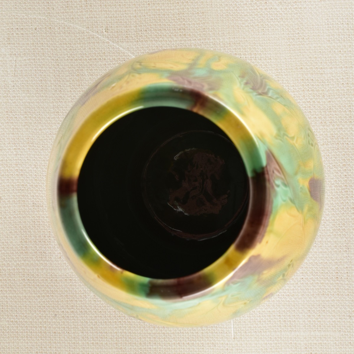 Japanese Glazed Ceramic Vase