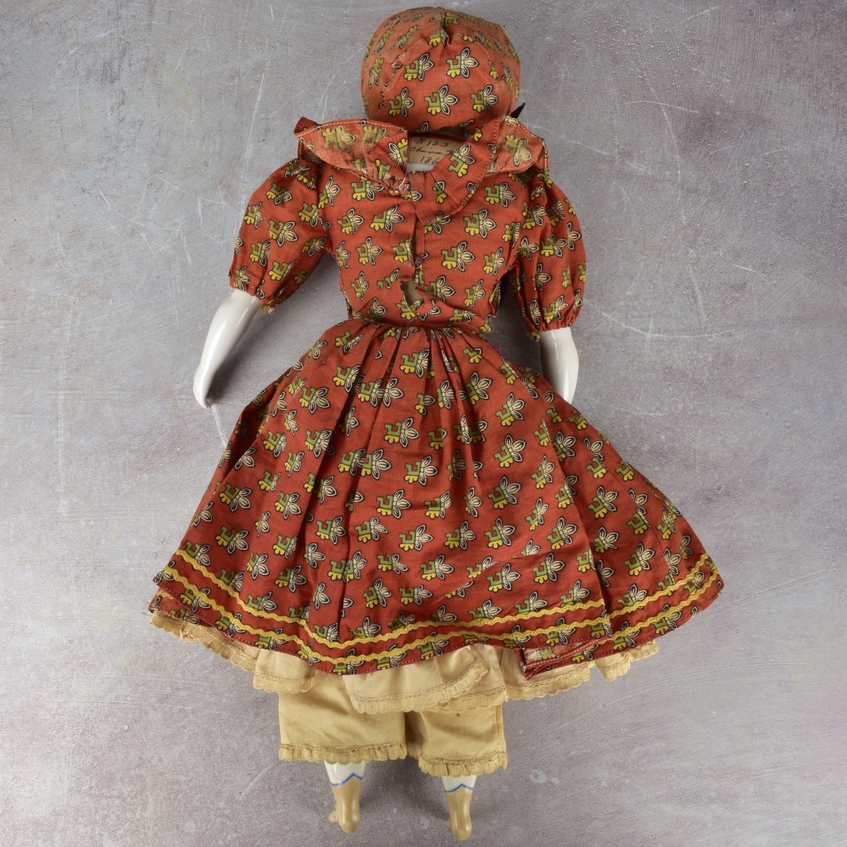 Rare Antique German Porcelain Head Doll