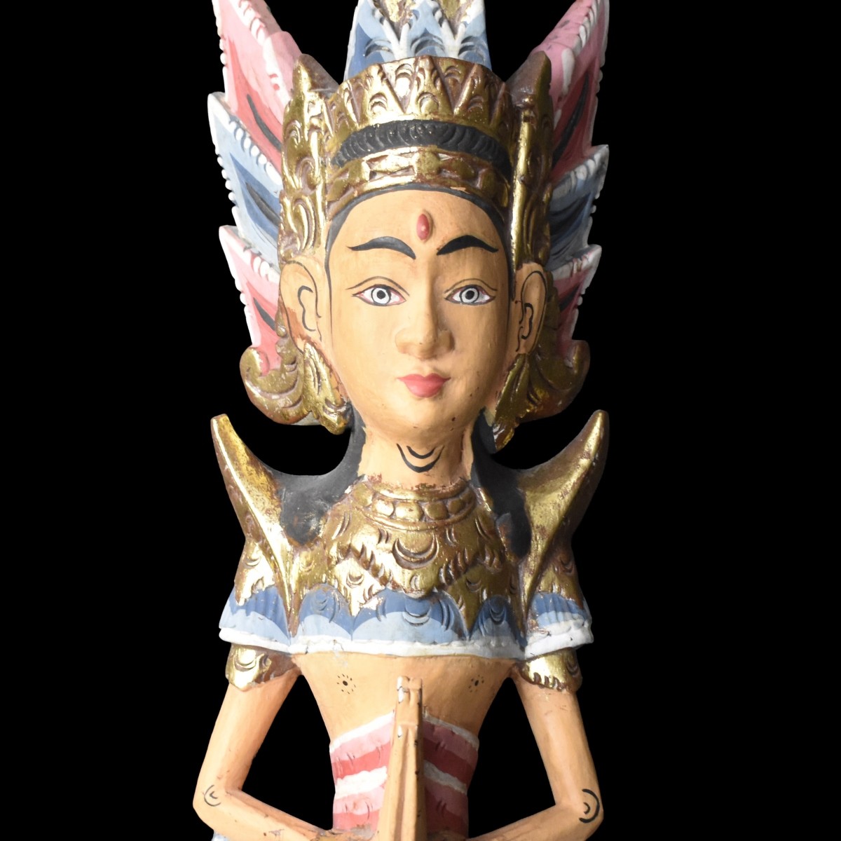 Balinese Carved and Painted Figures