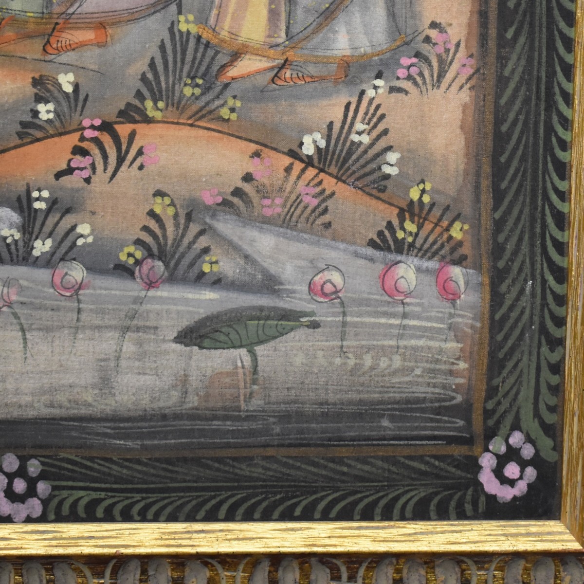 Indian Pichwai of the Life of Krishna