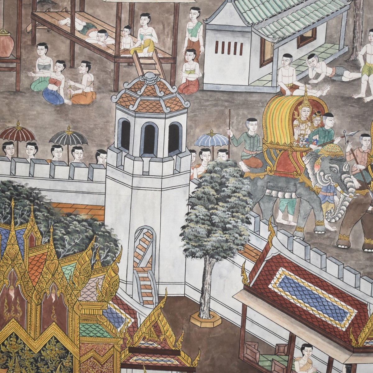 Large Thai Painting