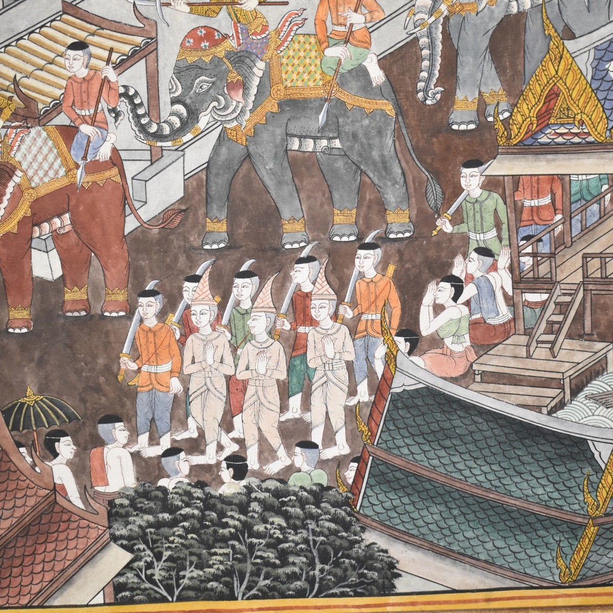 Large Thai Painting