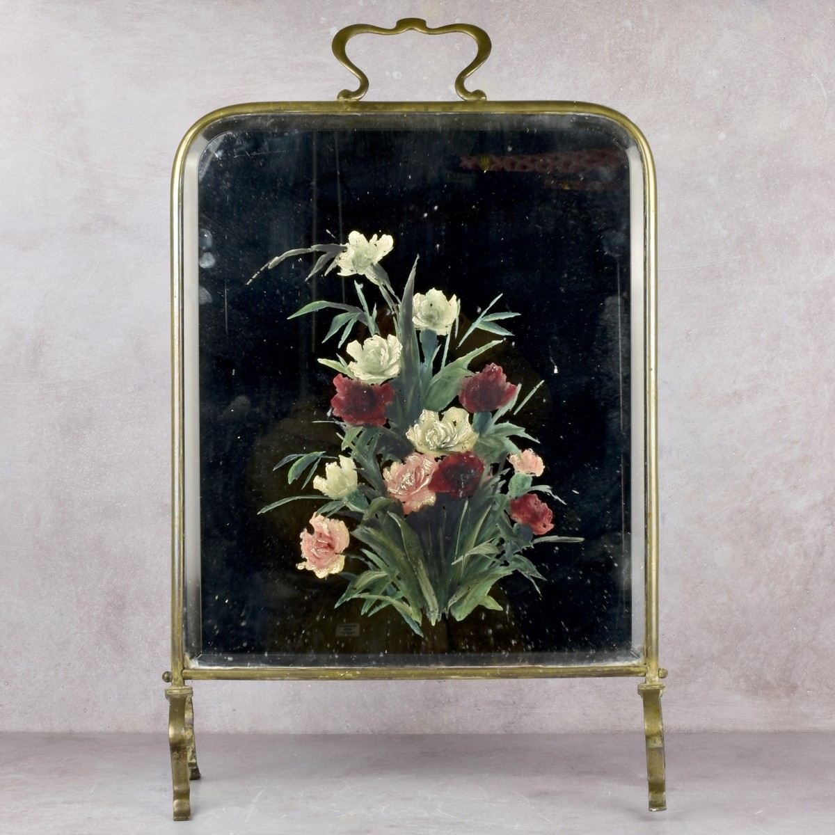Antique Fire Screen