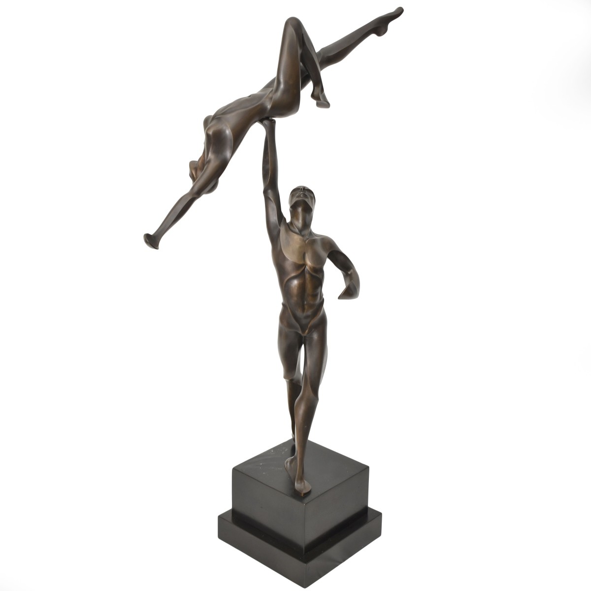 Ben Avivi Zion Abstract Bronze Sculpture