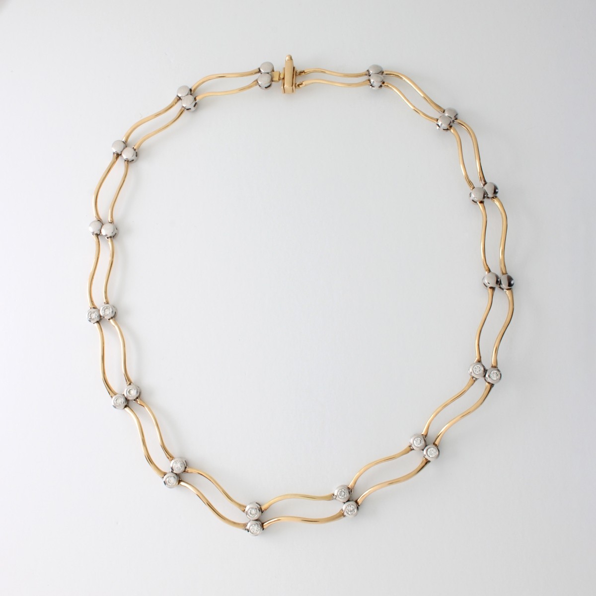 Diamond and 14K Necklace