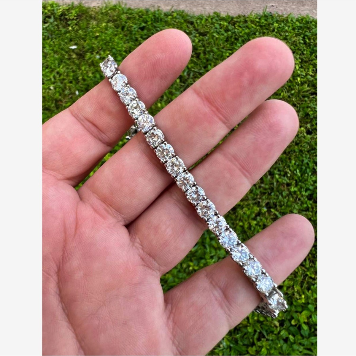 Diamond and Platinum Bracelet