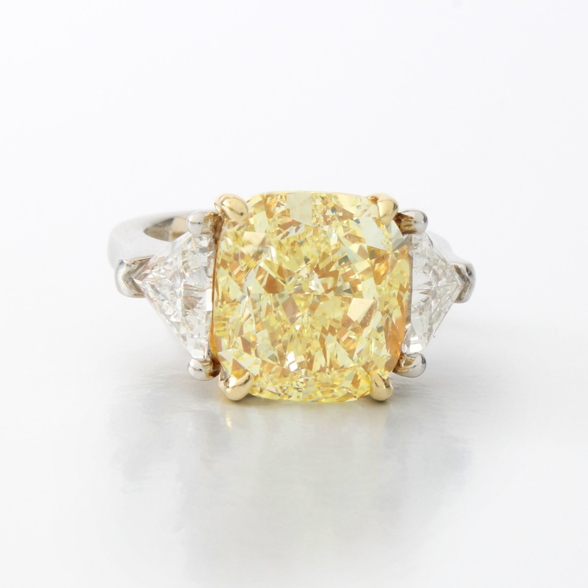 GIA Fancy Yellow Diamond Ring
