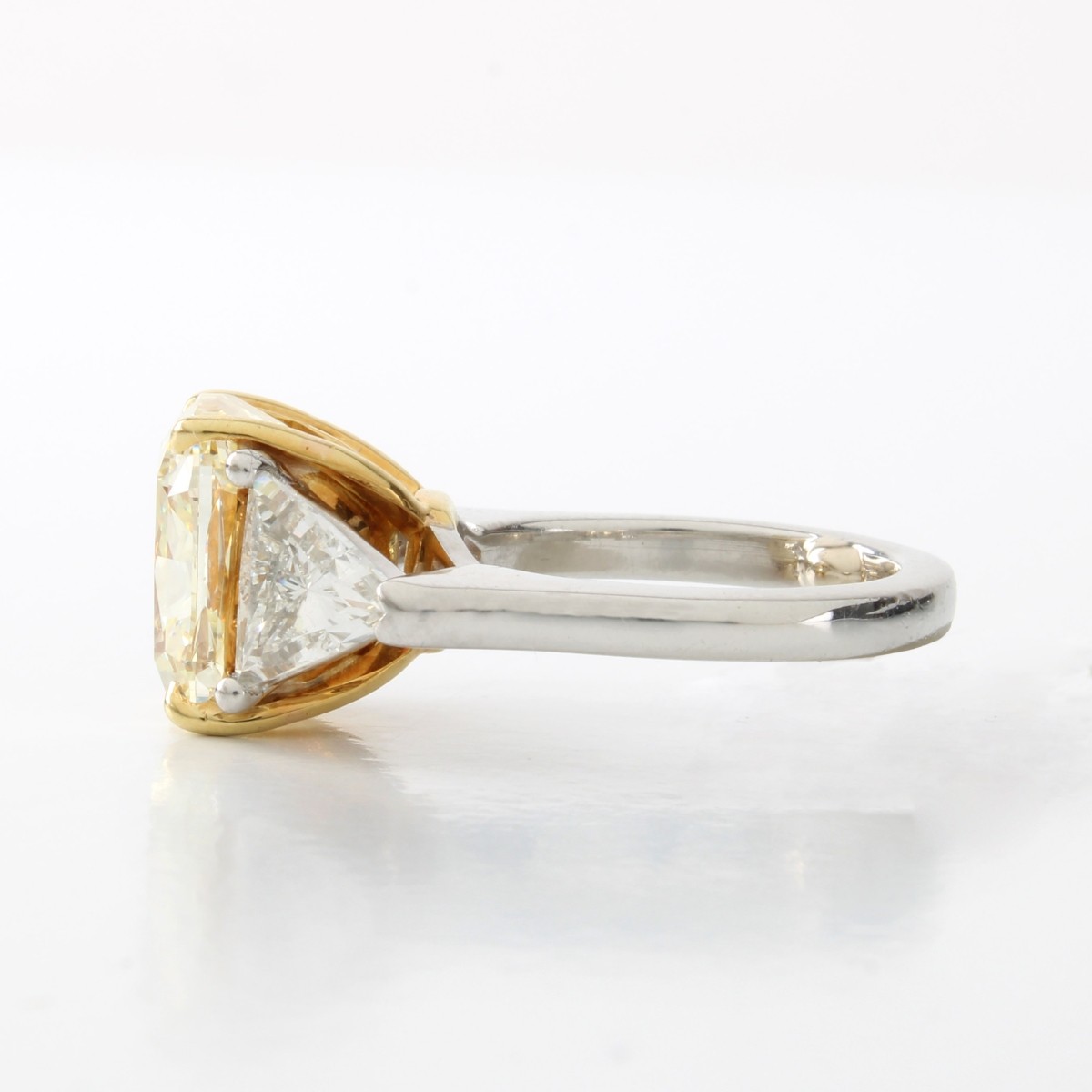 GIA Fancy Yellow Diamond Ring