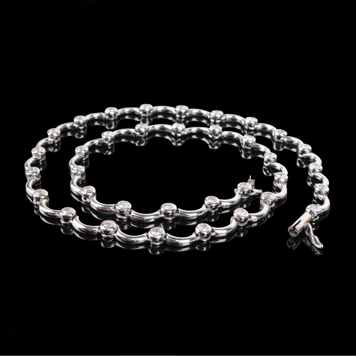 Diamond and 14K Necklace