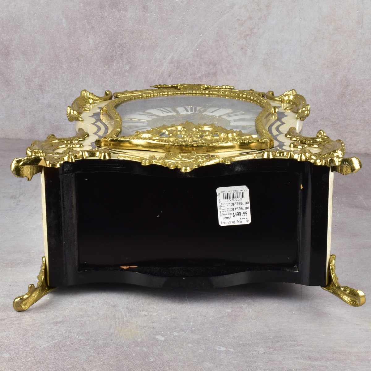 Modern Louis XIV Style French Clock