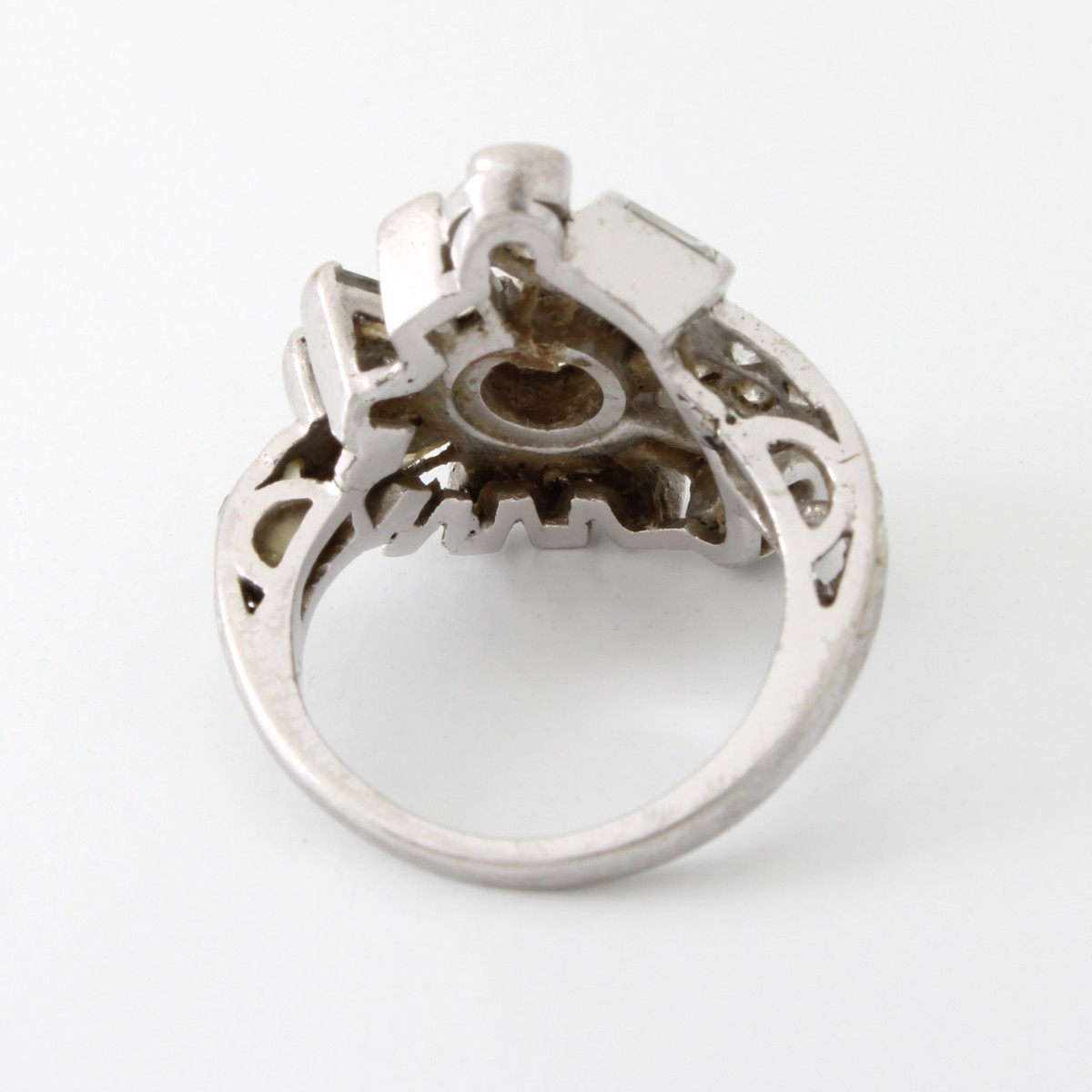 Diamond and Platinum Ring