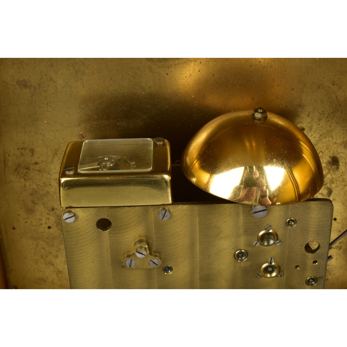 Vintage Gubelin Brass Mantle Clock