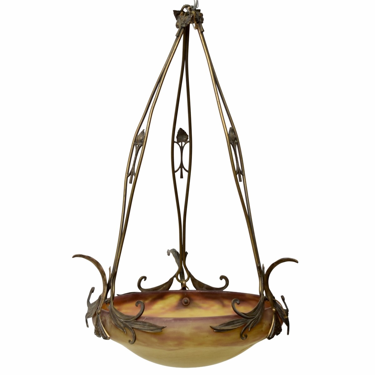 Daum Nancy French Art Nouveau Chandelier