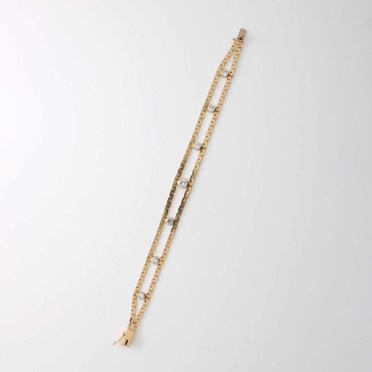 Diamond and 14K Bracelet