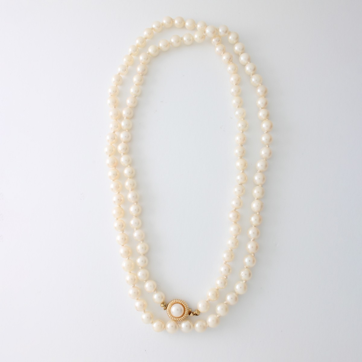 Pearl and 14K Necklace