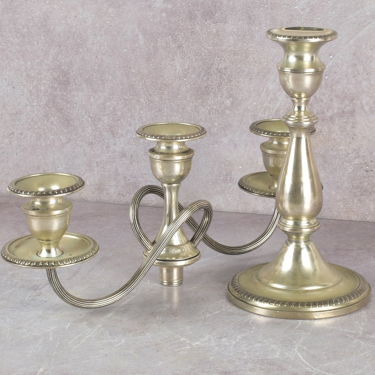 Mueck-Cary Sterling Silver Candelabra