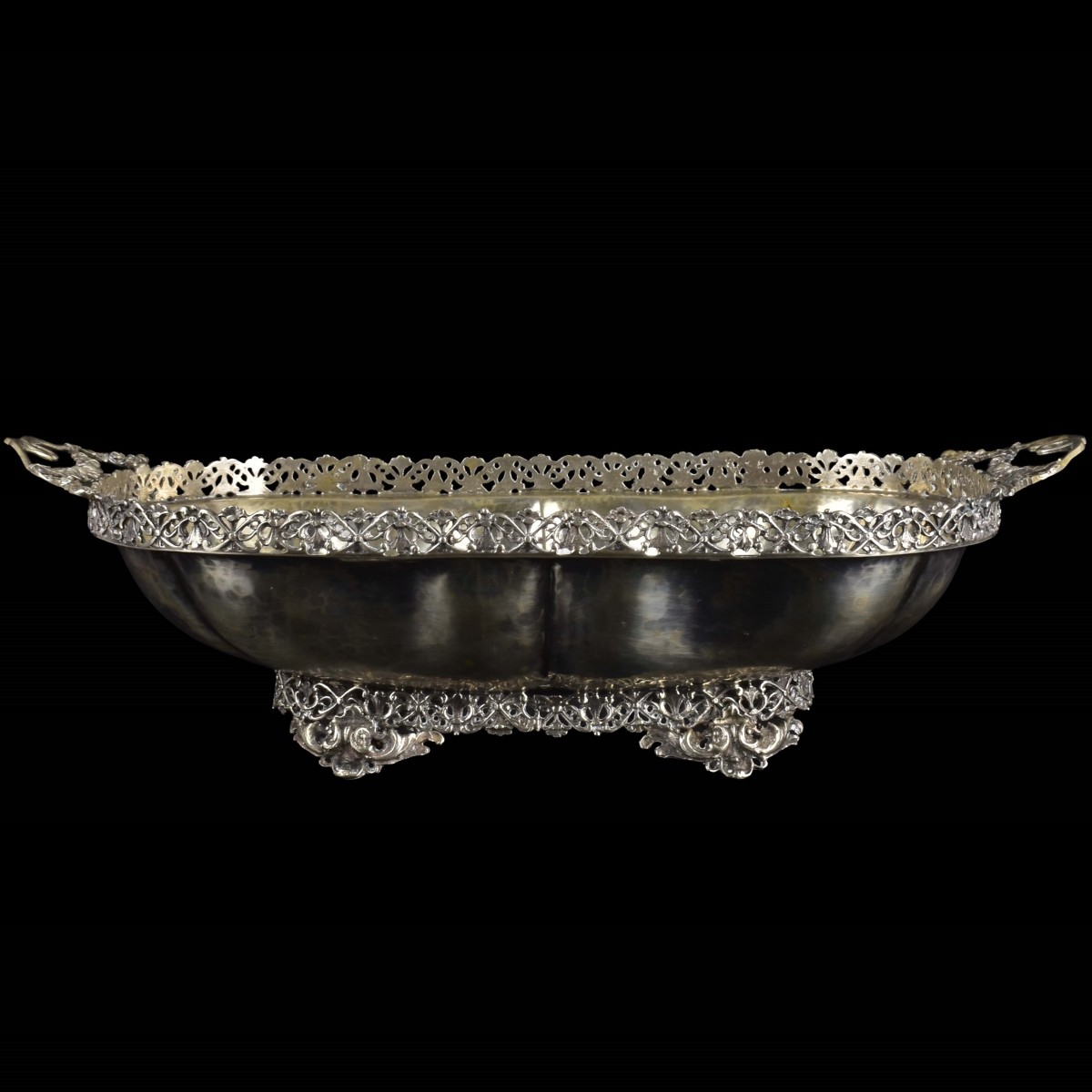 Vintage Italian Vercelli 800 Silver Bowl