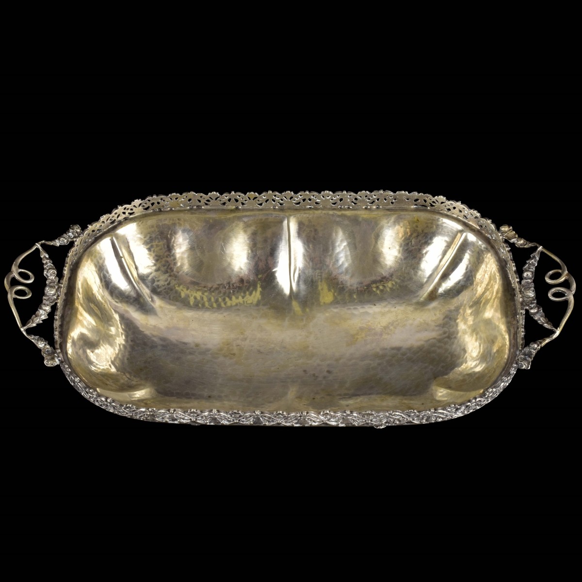 Vintage Italian Vercelli 800 Silver Bowl