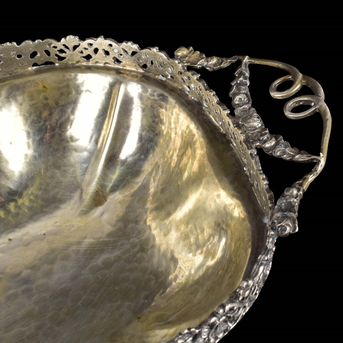 Vintage Italian Vercelli 800 Silver Bowl