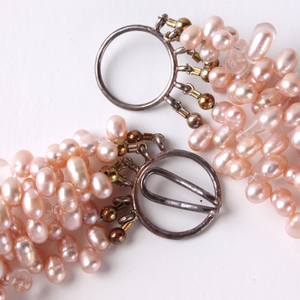 Pearl and Rock Crystal Necklace