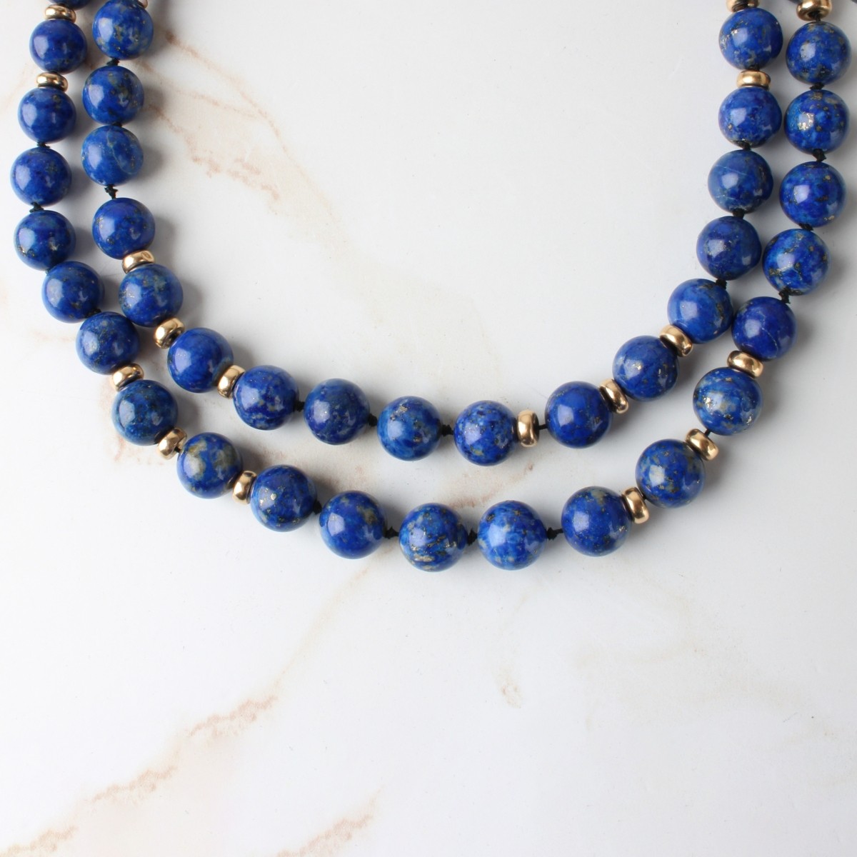 Lapis and 14K Necklace