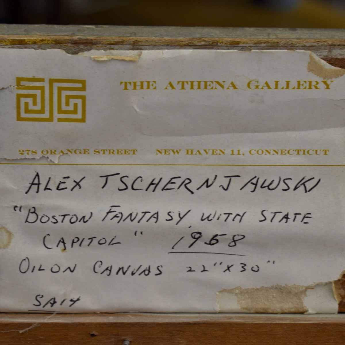 Alex Tschernjawski, Yugoslavian/American (b. 1930)