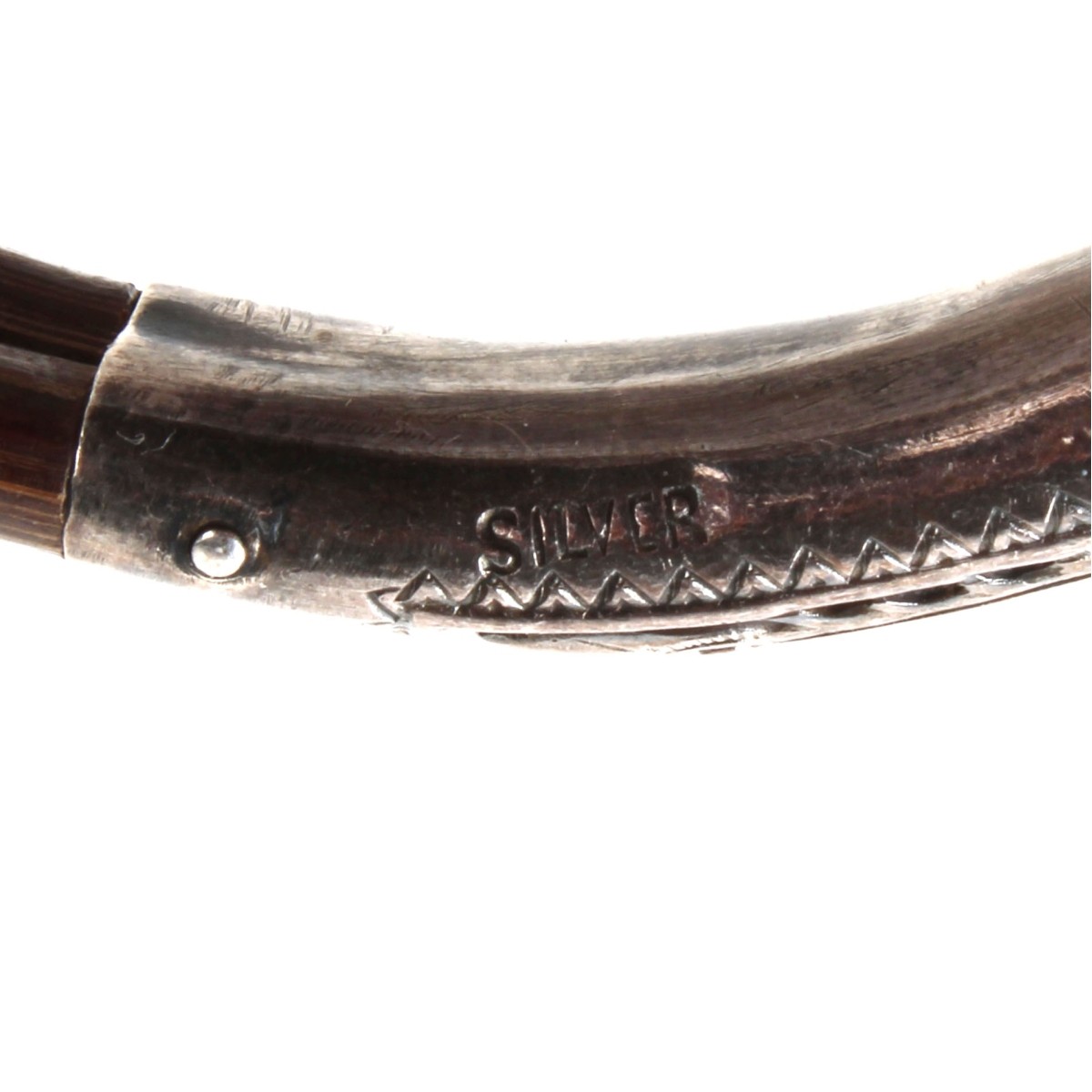 Chinese Silver and Bamboo Bracelets