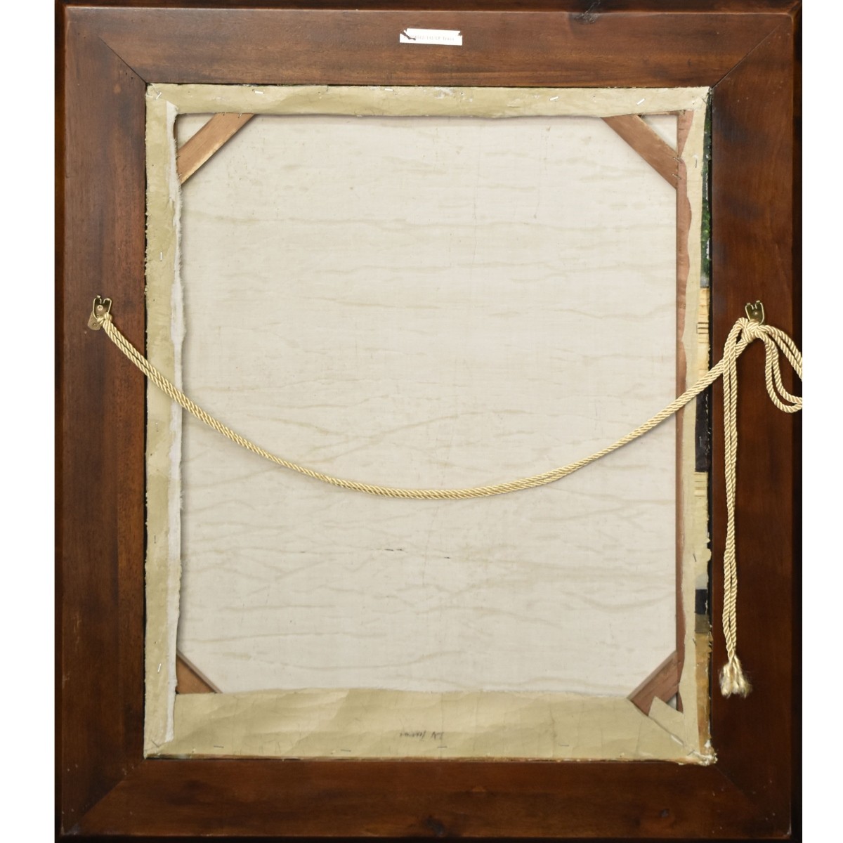 Oil on Canvas of a Train Scene