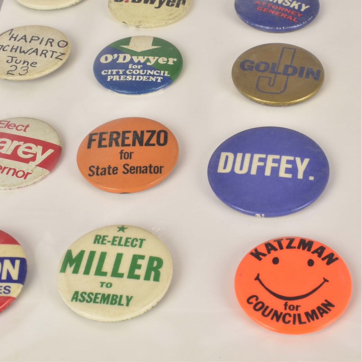 Collection of Campaign-Assorted Buttons