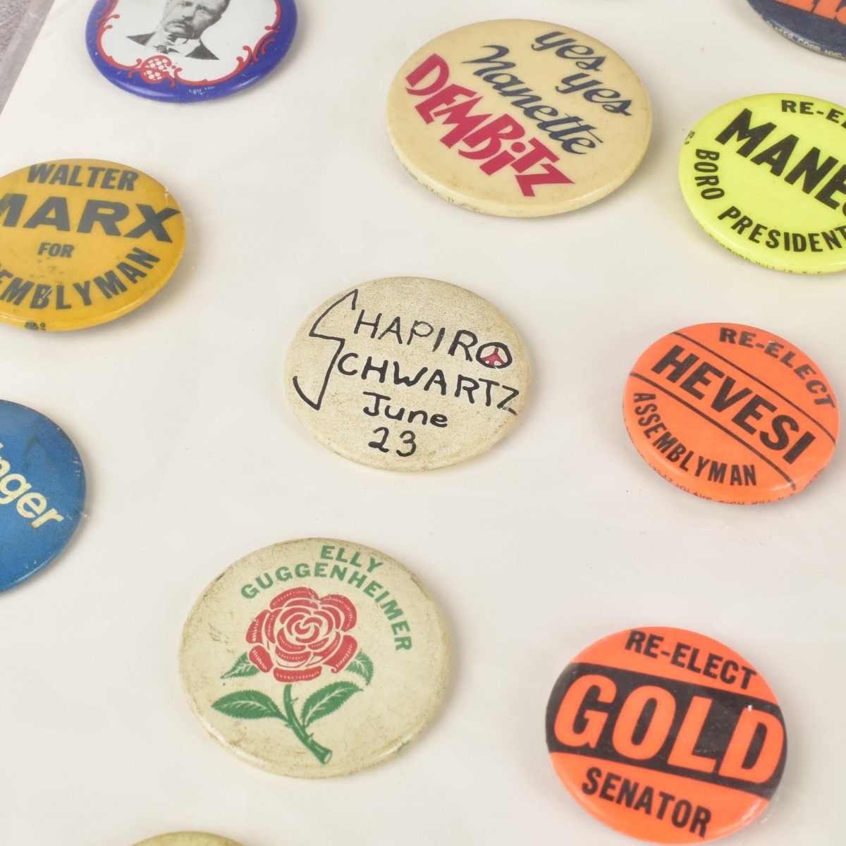 Collection of Campaign-Assorted Buttons