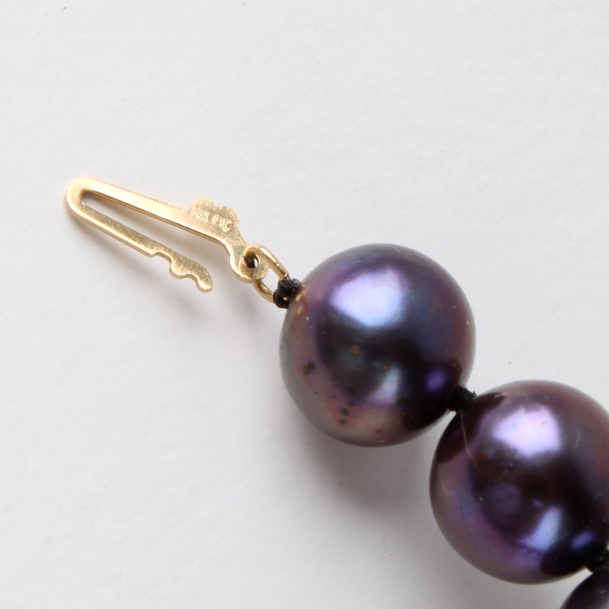 14K Yellow Gold and Pearl Necklace