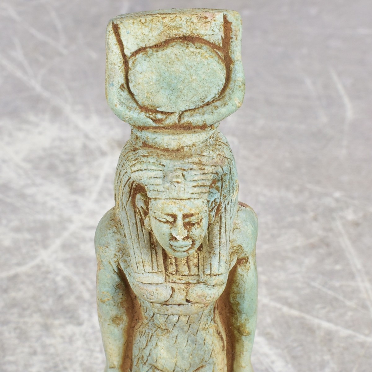 Egyptian Stone and Faience God Sculptures