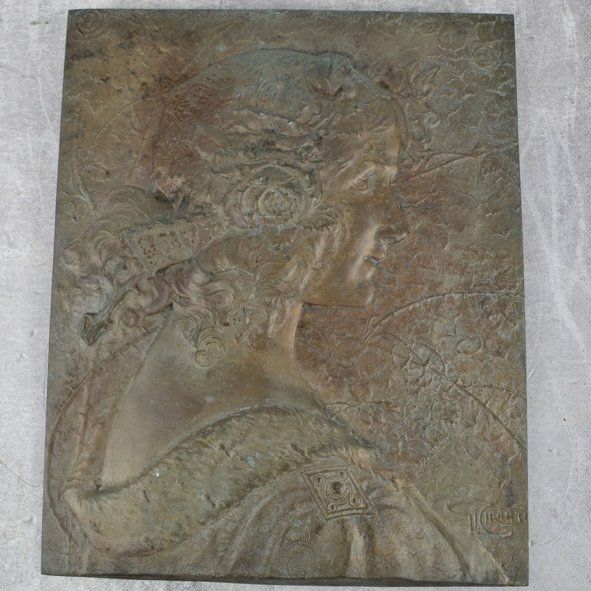 Bronze Relief Wall Plaque