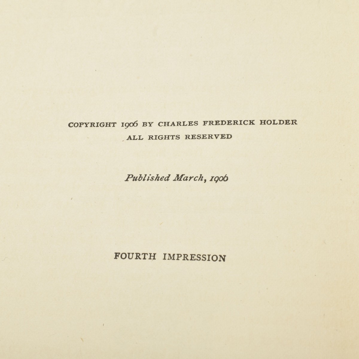 The Log of a Sea Angler by Holder