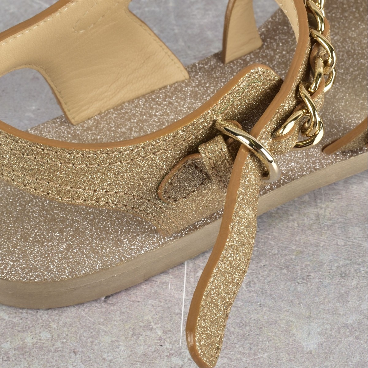 Chanel Leather Single Toe Sandals