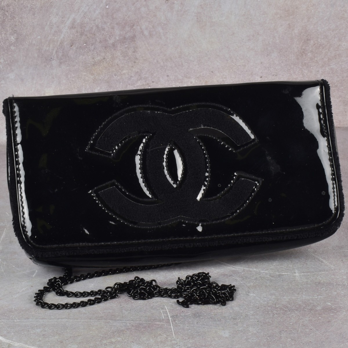Replica Chanel Black Vinyl Bag