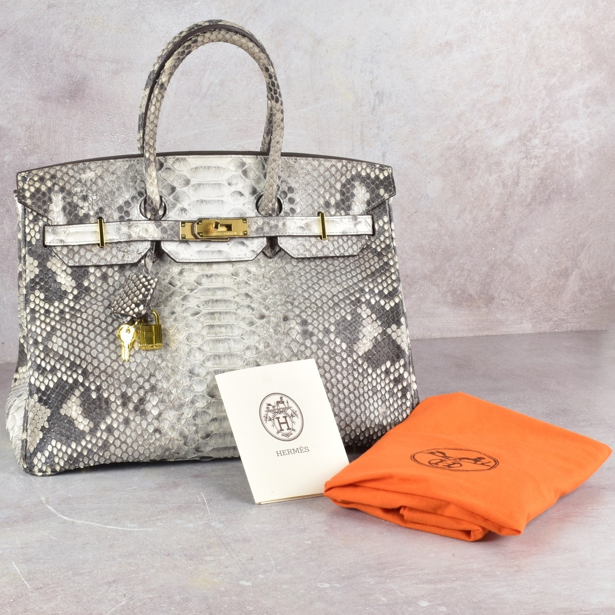 Replica Hermes Birkin Python Bag