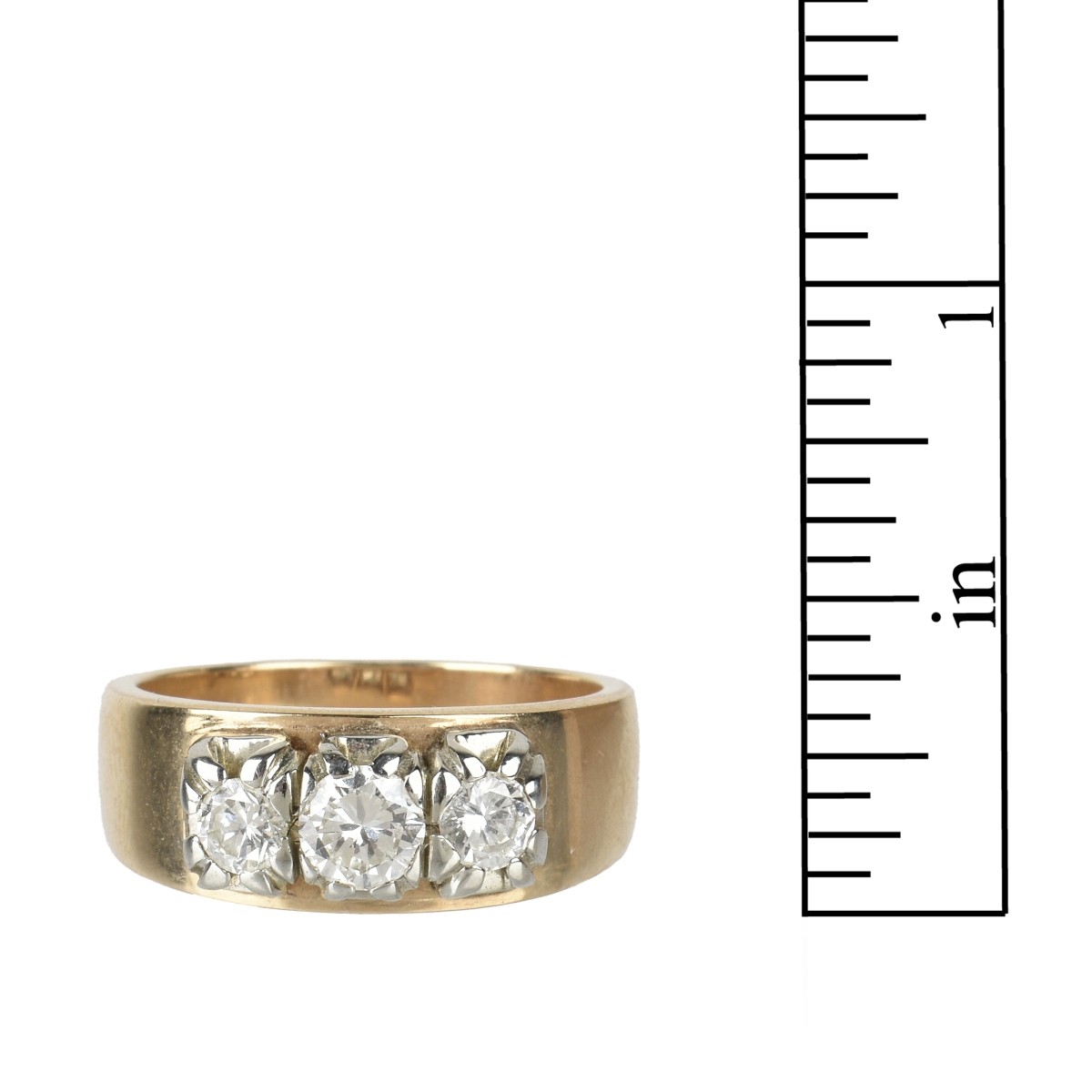 Diamond and 18K Ring