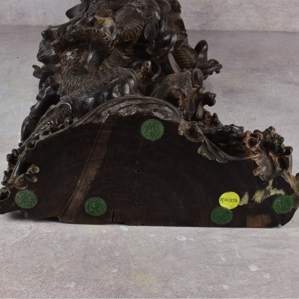 Chinese Wood Sculpture of a Warrior