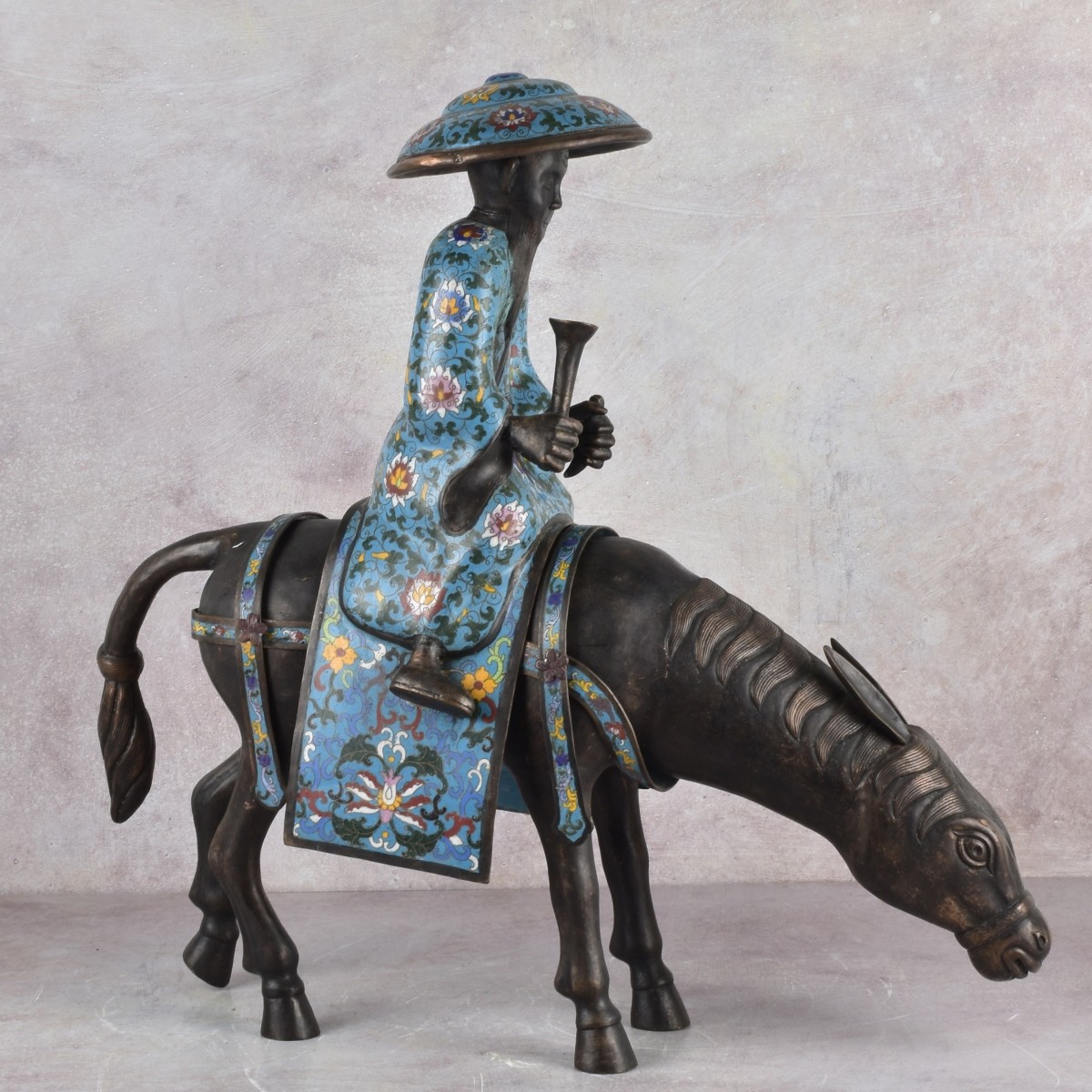 Vintage Chinese Sculpture of Su Shi