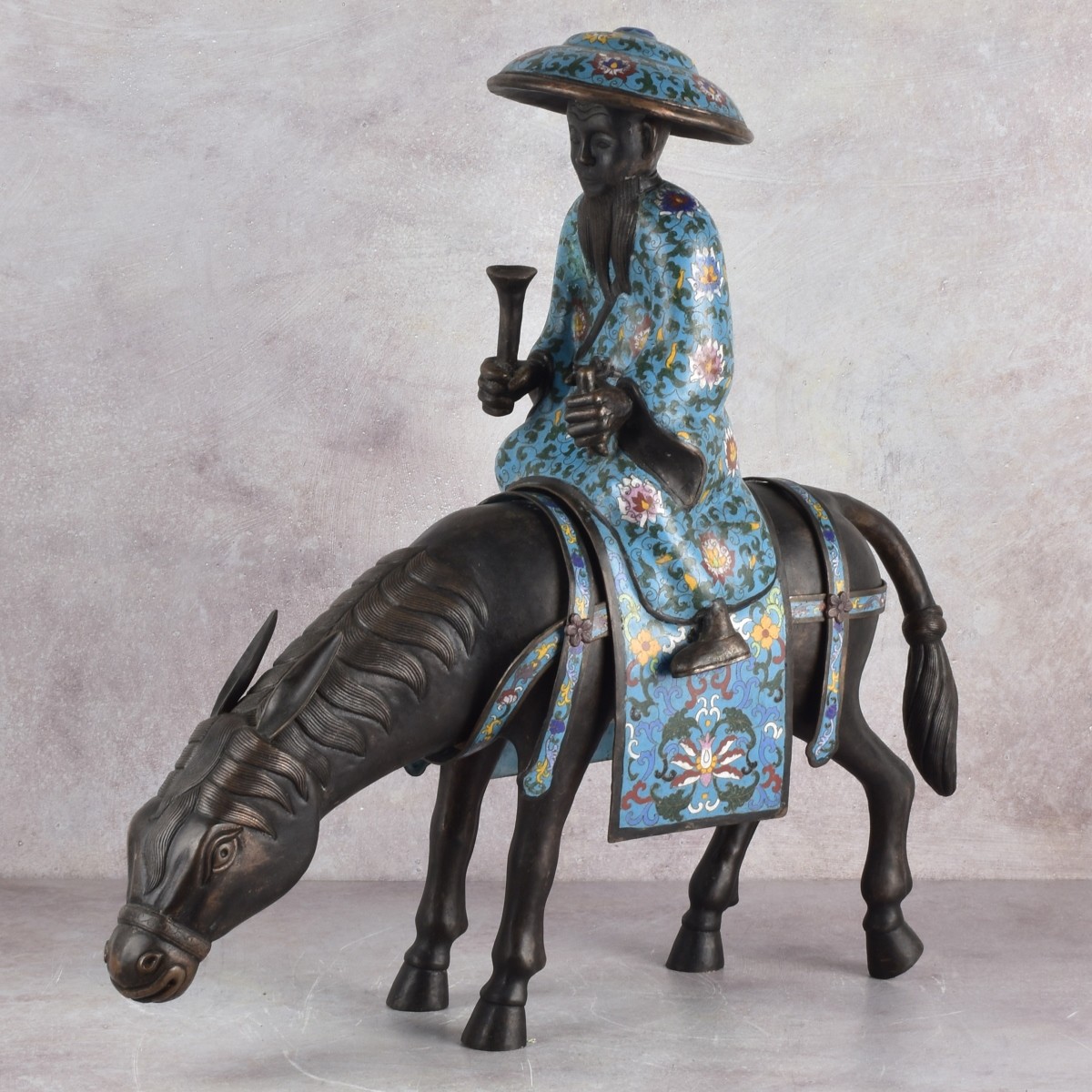 Vintage Chinese Sculpture of Su Shi