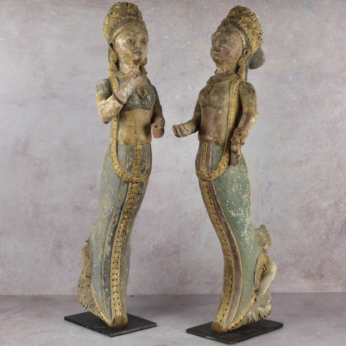 Antique Carved Asian Buddha's