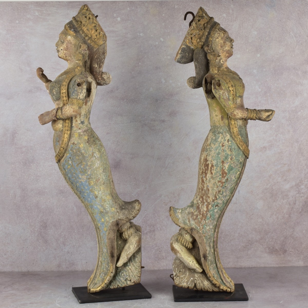 Antique Carved Asian Buddha's