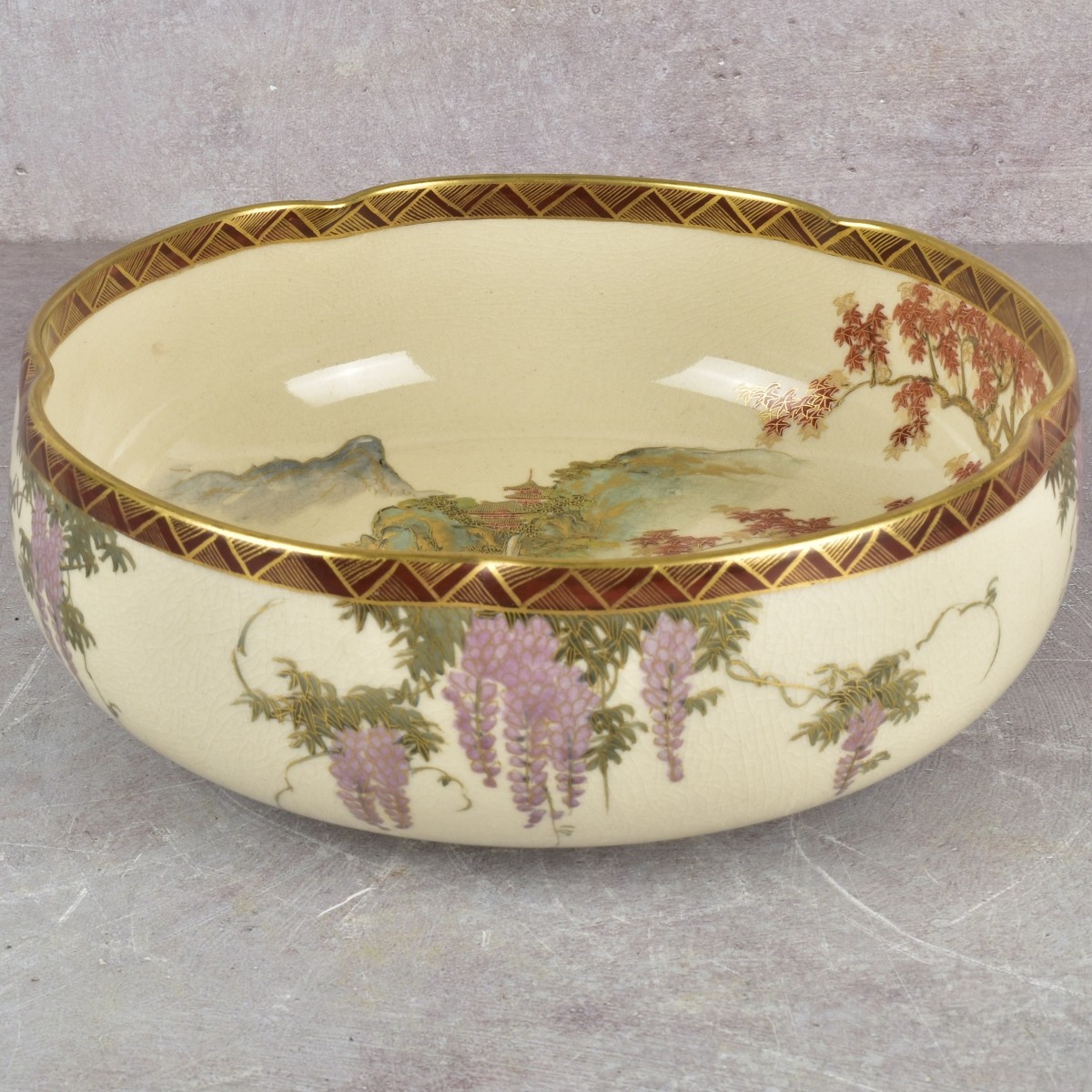 Vintage Japanese Satsuma Bowl