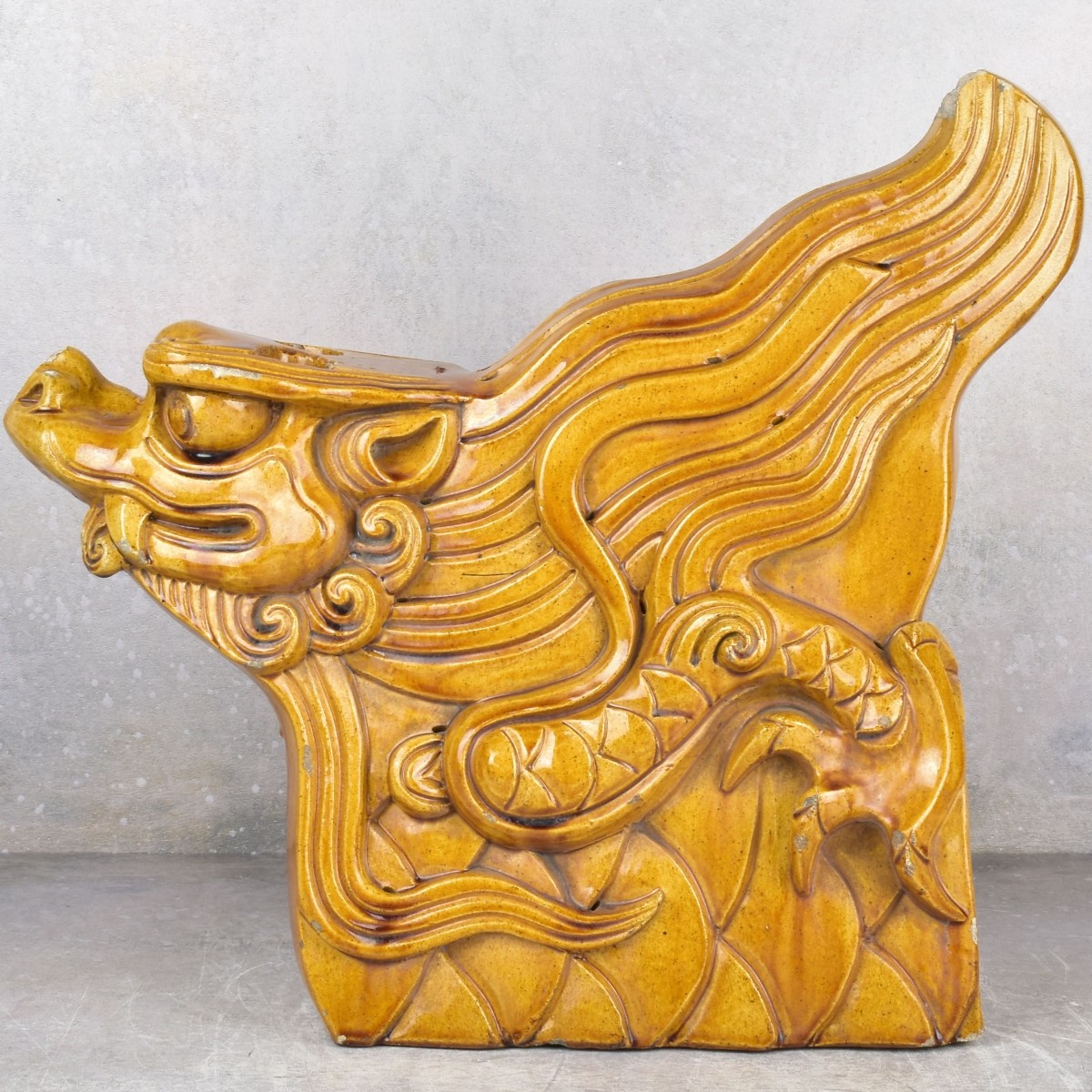Chinese Dragon Roof Tile