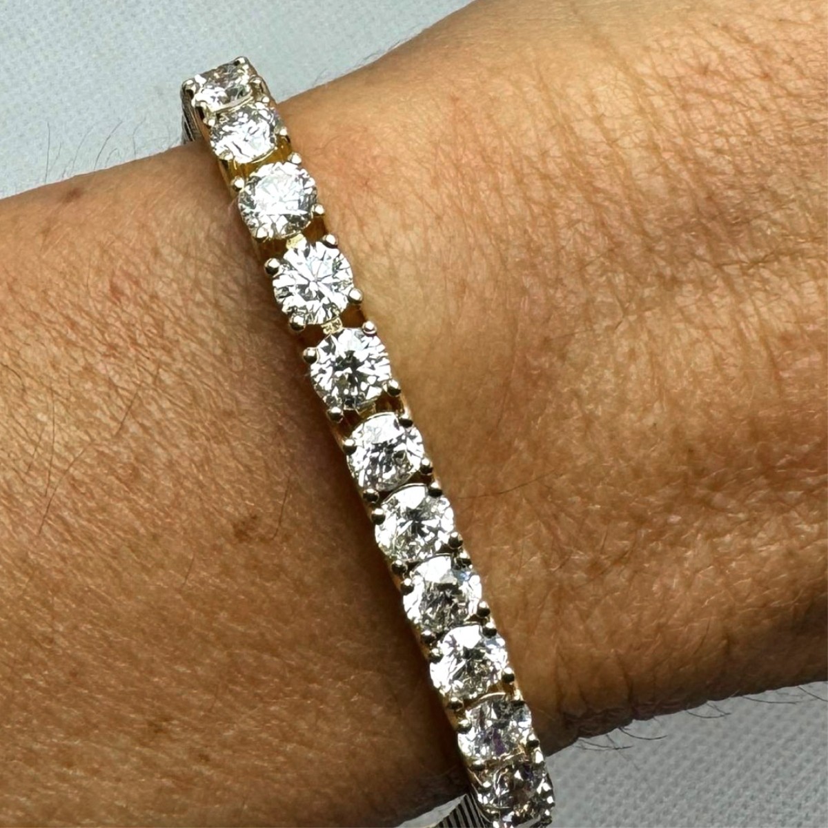 Diamond and 14K Bracelet